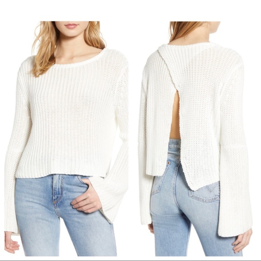 Roxy Open Back Sweater